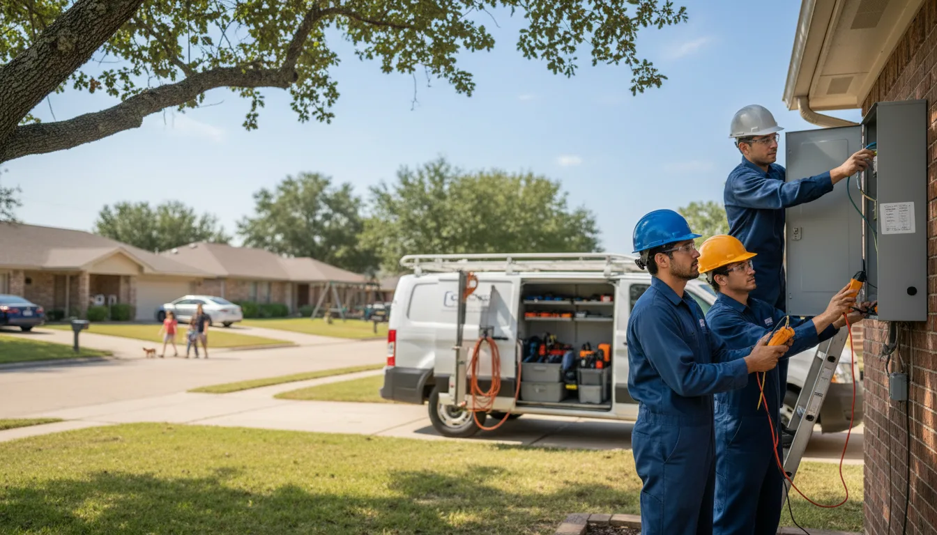 Certified electrician providing emergency electrical services in Niagara University, NY